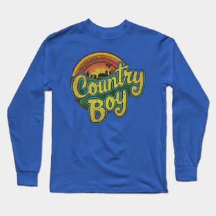 Thank God I'm a Country Boy 1980 Long Sleeve T-Shirt